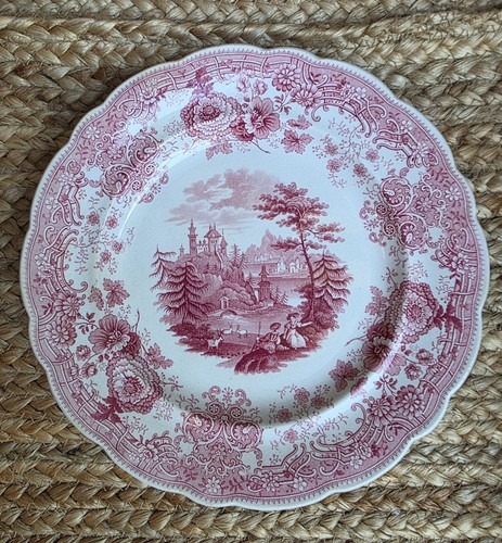 Antico piatto ridgway rosso - antico,