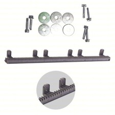 CREMAGLIERA IN NYLON PLASTICA 1 METRO 1MT PER CANCELLO SI ADATTA A BFT D221073