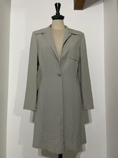 MAXMARA blazer Lunga Giacca Lana Vergine 4 Stagioni Leggera size Ita 44 