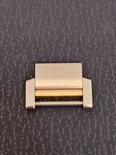 Bracciale originale Cartier Tank 18 mm, acciaio e oro 18K