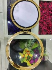 Specchio oblò ottone ~