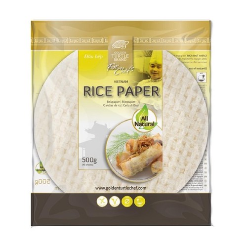 Rice paper golden - rice, turte