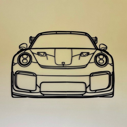 Porsche silhouette gt2 - silhouette,
