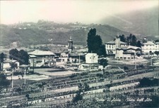 q289 cartolina villa d'adda vista dall'alto provincia di  bergamo