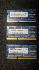 3 pezzi MEMORIA RAM 2GB NOTEBOOK COME DA FOTO! PREZZO TOTALE