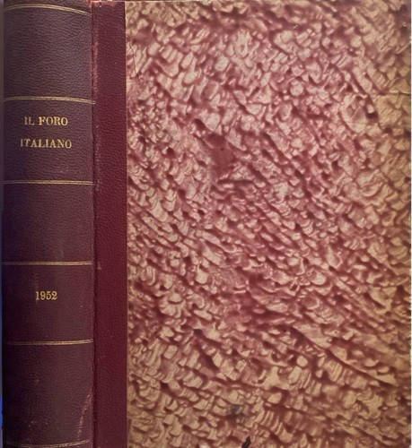 Foro italiano vol lxxv - italiano,