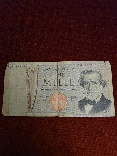 Banconota mille lire 1000 - mille,