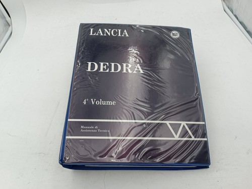 Manuale officina lancia dedra - manuale,