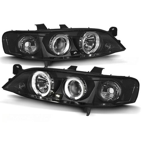 Fari angel eyes led nero - led, per