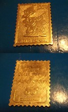 Walt Disney gadget su TOPOLINO OPERAZIONE QUACK francobollo metallo NONNA PAPERA