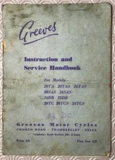 GREEVES Manuale istruzioni e