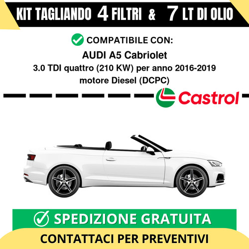 Tagliando per audi - tagliando, a5