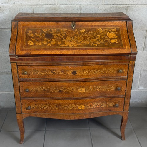 Antico mobile legno - mobile, intarsiato