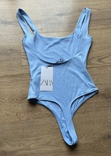 ZARA BODY BLU CHIARO COLLO