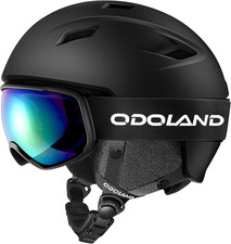 Kit Casco Da Sci Con Occhiali