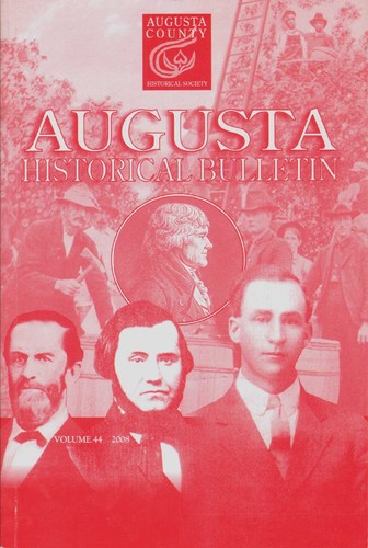 Augusta historical bulletin - augusta,