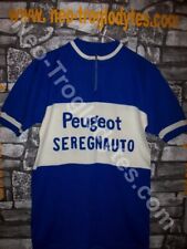 Vintage Cycling Jersey Wool Maglia Ciclismo Bici GS Peugeot '70s Eroica