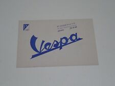 PIAGGIO VESPA 125  BROCHURE DEPLIANT PROSPEKT (W34)