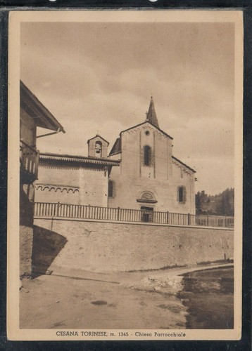 Cartolina cesana torinese - cesana,