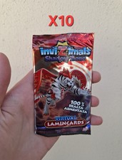 INVIZIMALS VIRTUAL LAMINCARDS 10 Bustine Sigillate Edibas 