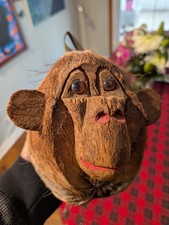 Testa di scimmia cocco vintage