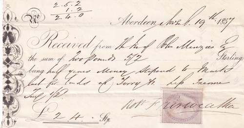 1857 aberdeen rarissima - 1857,