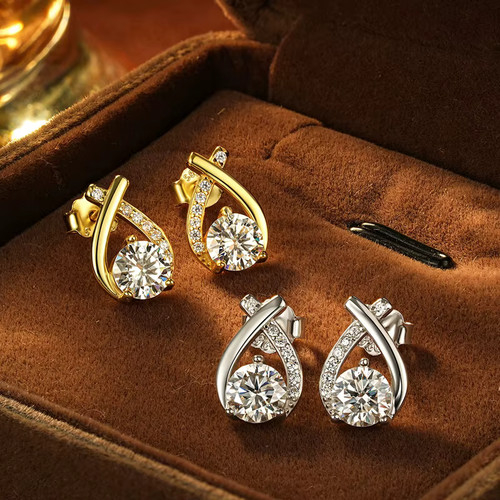 Orecchini lobo croce 5mm - croce,