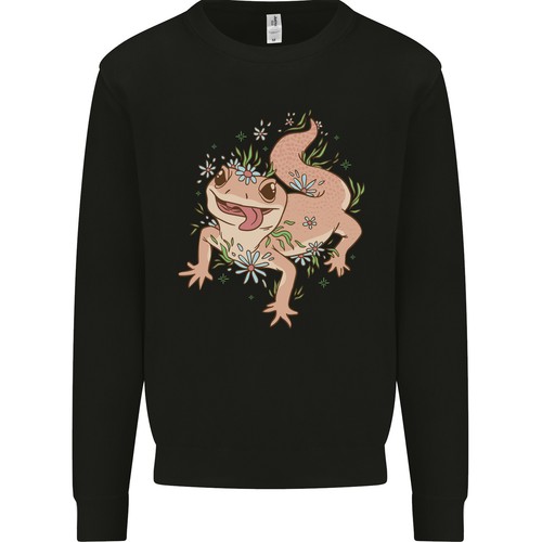Gecko con fiori lucertole - fiori,