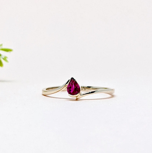 Anello rubino simulato - anello,