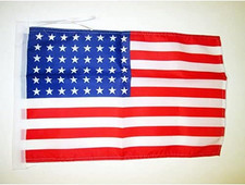 Bandiera Stati Uniti 48 Stelle 45X30 Cm - Bandierina Antica Americana – Usa 30 X