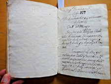 XVIII secolo-LIBRO MANOSCRITTO