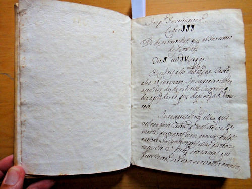 Xviii secolo libro manoscritto - xviii, secolo-libro