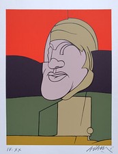 ADAMI VALERIO (Bologna, 1935) SENZA TITOLO serigrafia s. d. cm. 23 x 30