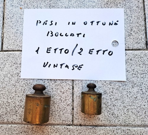 Pesi ottone bollati da - in,
