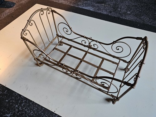 Antico letto per bambole - antico,