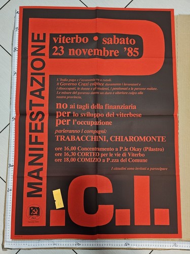 Manifesto viterbo pci partito - manifesto,