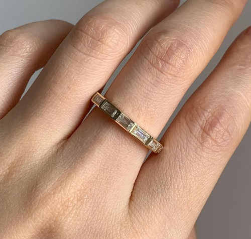Anello fascia proposta - , argento