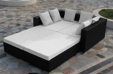 Divano salotto rattan letto - rattan,