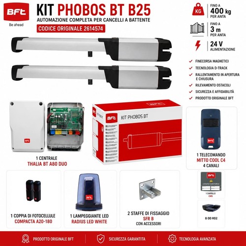 Bft kit phobos b25 - kit, 24v