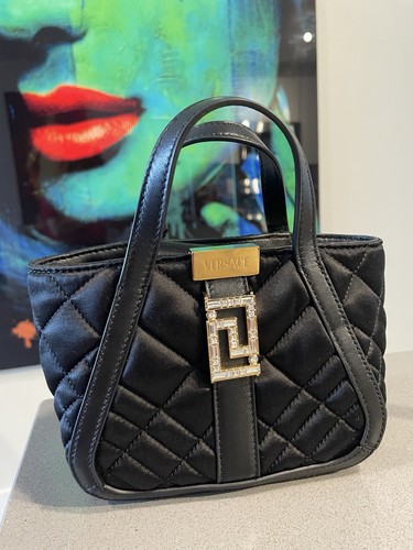 Borsa versace black crystal - versace,