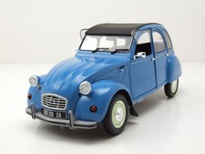 Modellino auto Citroen 2CV 6 anatra 1982 blu 1:18 Solido