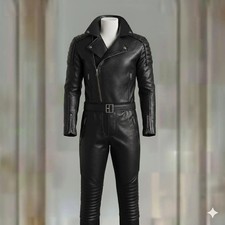 Tuta uomo vera pelle di