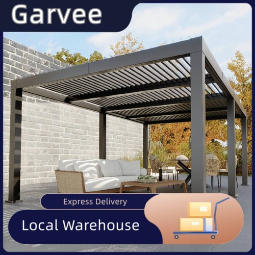 Gray hardtop gazebo - gray,