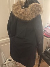 PARKA DONNA giubbotto giaccone invernale con pelliccia arctic artic V001