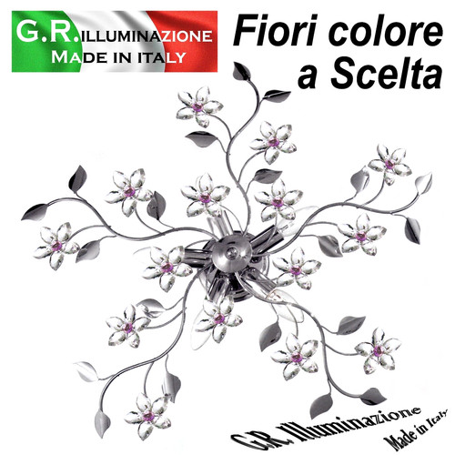 Plafoniera moderna cromata - moderna,