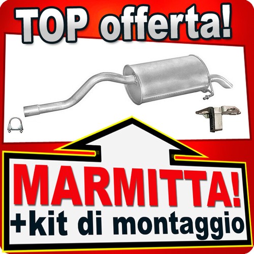 Silenziatore posteriore per - silenziatore,
