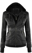 Giacca donna nera moto
