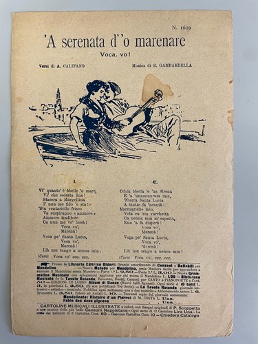 Rarissimo spartito musicale a - rarissimo, 'a