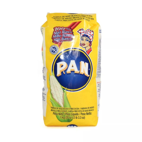 Farina pan mais bianco - -, di
