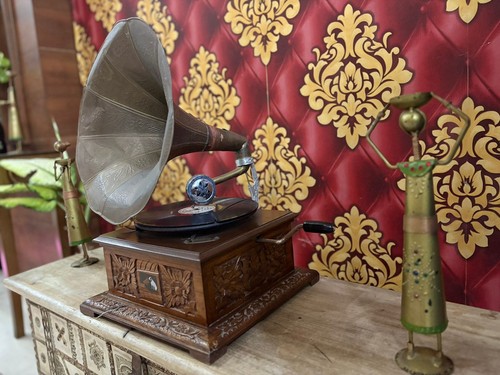 Grammofono antico hmv - antico,